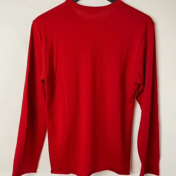 Comme des Garçons Homme Plus Red Wool Long Sleeves - pre-owned - Picture 2 of 7